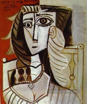  1960 - Jacqueline 1960 cubisme Pablo Picasso